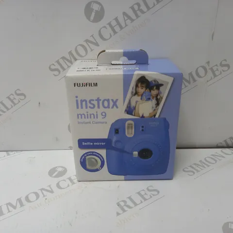 BRAND NEW BOXED FUJIFILM INSTAX MINI 9 INSTANT CAMERA - BLUE