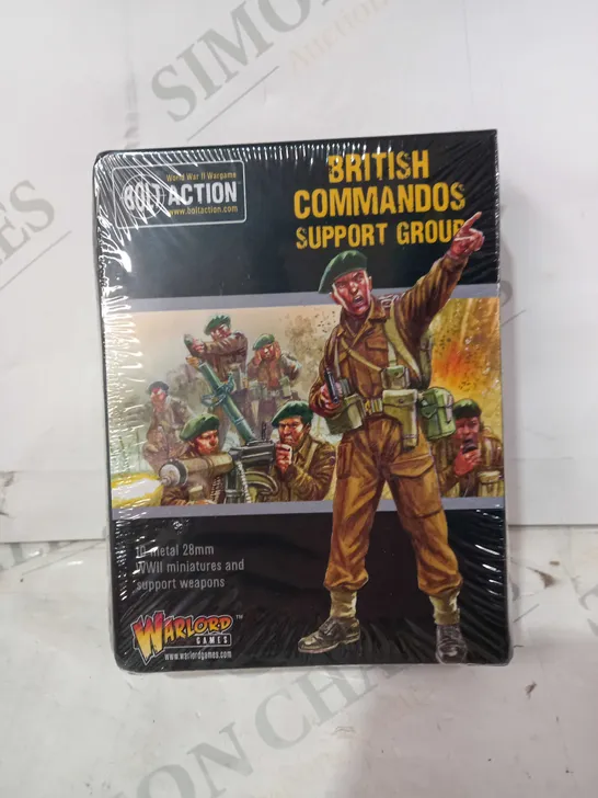 WARLORD GAMES BRITISH COMMANDOS SUPPORT GROUP WOLRD WAR II MINIATURES