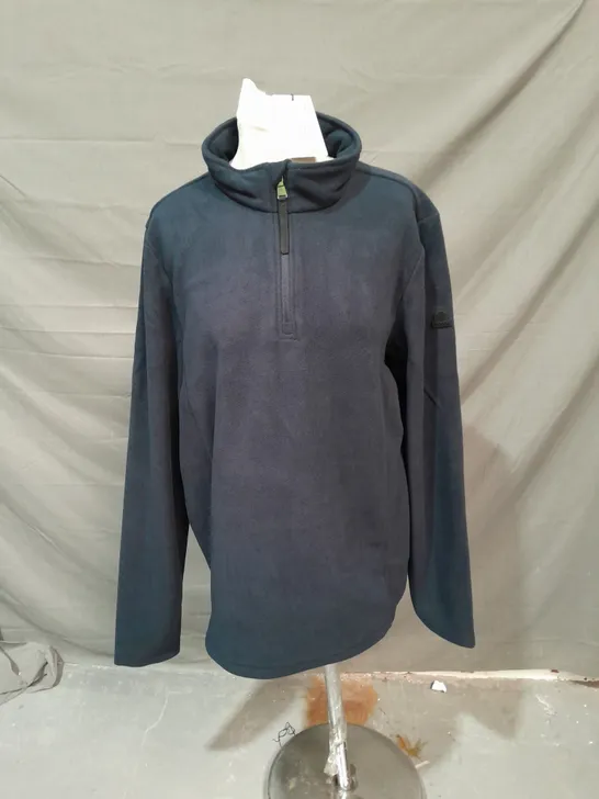 TOG24 MENS REVIVE FLEECE TOP BLUE SIZE MEDIUM