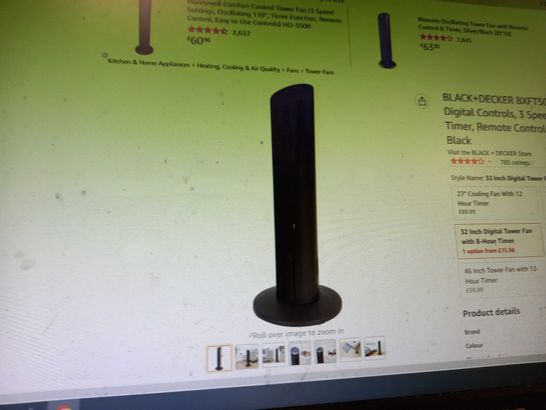 BLACK+DECKER BXFT50004GB TOWER FAN