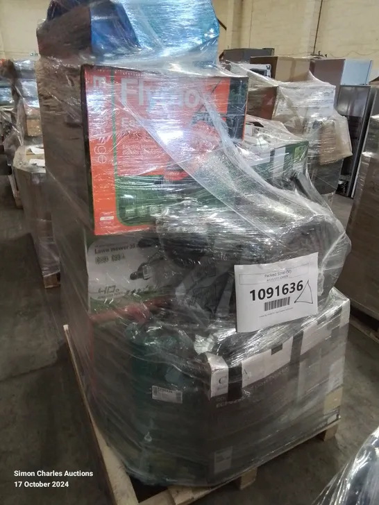 PALLET OF APPROXIMATELY 19 UNPROCESSED RAW RETURN HOUSEHOLD AND ELECTRICAL GOODS TO INCLUDE;