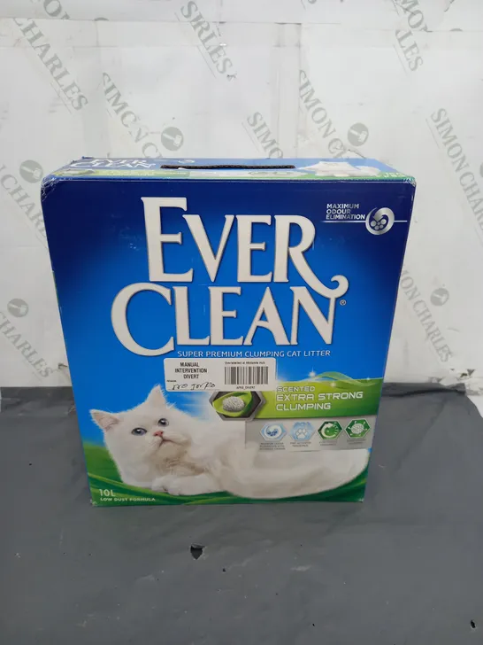 SEALED EVER CLEAN SUPER PREMIUM CLUMPING CAT LITTER 10L