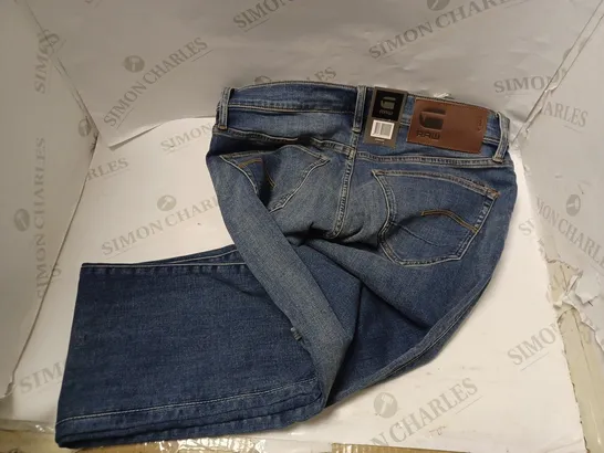 G-STAR RAW 3301 SLIM JEANS - VINTAGE MEDIUM AGED - W30 L 34