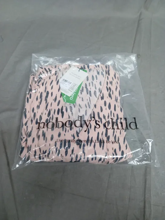 SEALED NOBODYS CHILD ALEXA MIDI DRESS GAIA FLANIMAL PINK - UK 14