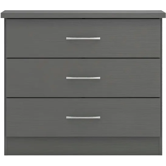 BOXED CASCIO 3 DRAWER CHEST OF DRAWERS