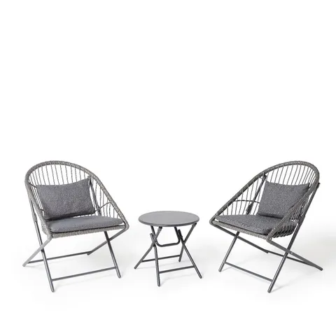 OUTLET INNOVATORS COLLAPSIBLE 3 PIECE HOLLY BISTRO SET