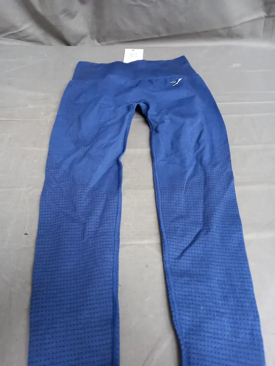 GYMSHARK VITAL SEAMLESS 2.0 LEGGINGS IN BLUE - M