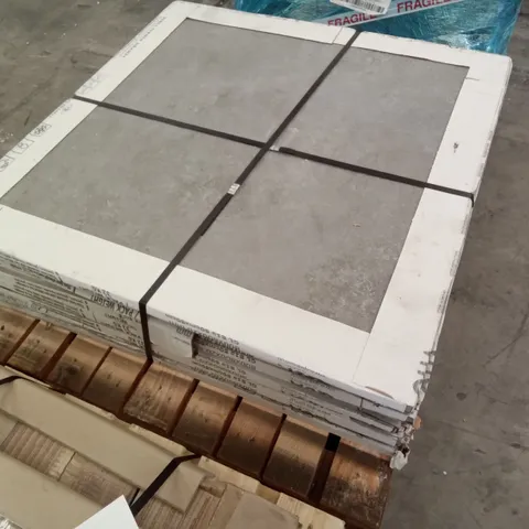 PALLET OF 10 VOGUE GREY 20MM EXTERNAL MATT PORCELAIN TILE 800×800M (6.4M²)