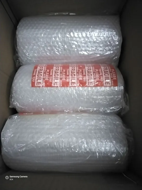 PALLET OF ASSORTED 300MM X 11M BUBBLE CUSHION WRAP