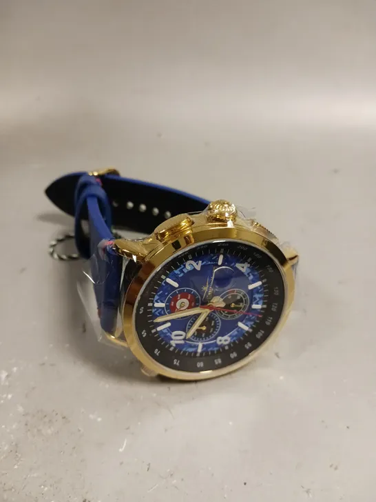 GAMAGES OF LONDON LIMITED EDITION HAND ASSEMBLED TARGET RACER AUTOMATIC BLUE