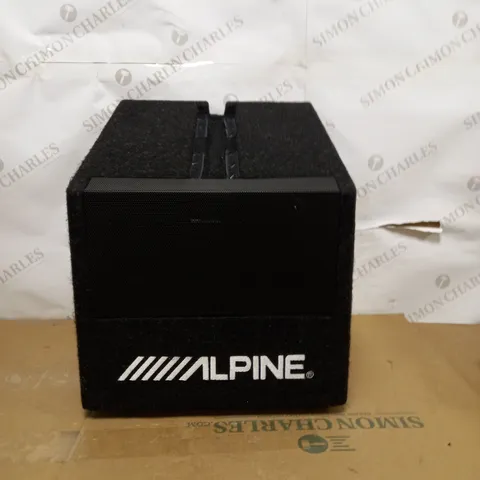 ALPINE SWE-815 20CM AMPLIFIED SUBWOOFER BOX 