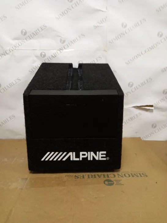 ALPINE SWE-815 20CM AMPLIFIED SUBWOOFER BOX 