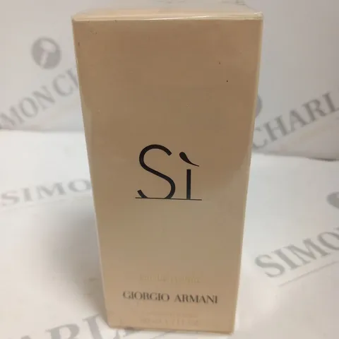 BOXED AND SEALED GIORGIO ARMANI SI EAU DE PARFUM 50ML