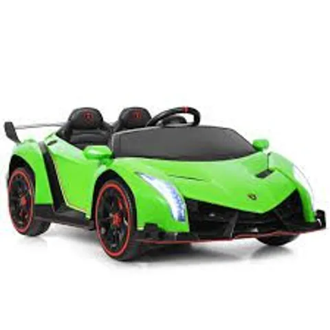 BOXED KIDS RIDE ON CAR WITH 2.4G REMOTE CONTROL - GREEN