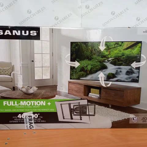 BOXED SANUS VLF628-B2 FULL-MOTION+ PREMIUM TV WALL MOUNT 