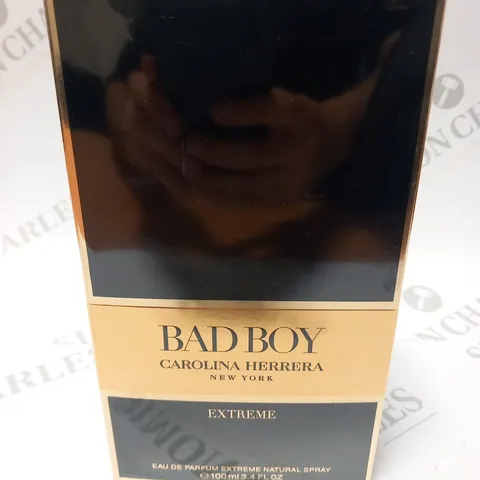 BOXED AND SEALED BAD BOY CAROLINA HERRERA NEW YORK EXTREME EAU DE PARFUM 100ML