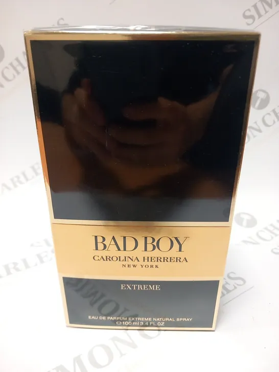 BOXED AND SEALED BAD BOY CAROLINA HERRERA NEW YORK EXTREME EAU DE PARFUM 100ML