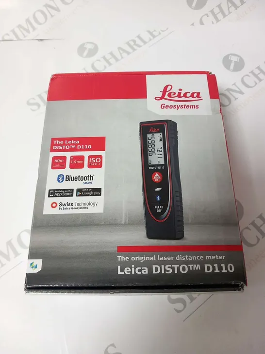 BOXED LEICA GEOSYSTEMS DISTO D110 LASER DISTANCE METER