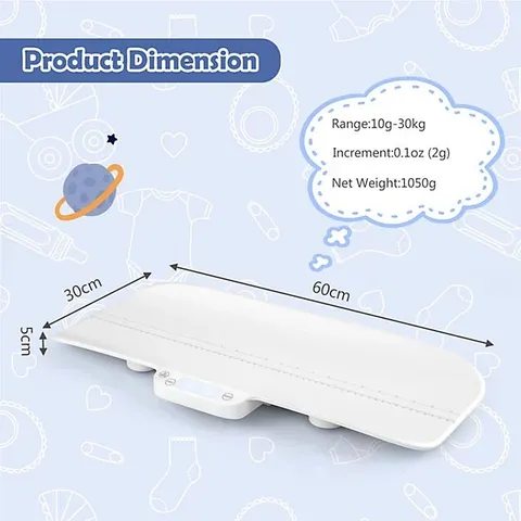 BOXED COSTWAY BABY SCALE WITH 4 MEASURING UNITS UP TO 30KG