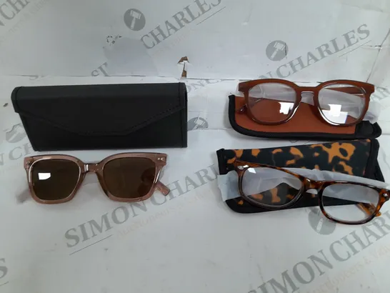 HUMMINGBIRD SUNGLASSES & READERS - GREY AND BROWN/RED