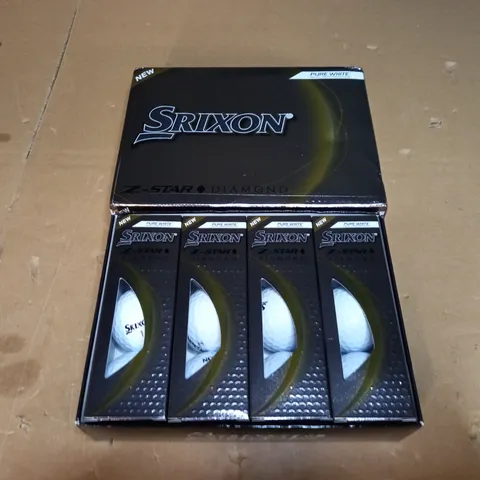 BOX OF 12 SRIXON Z-STAR DIAMOND GOLF BALLS | WHITE