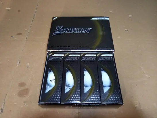 BOX OF 12 SRIXON Z-STAR DIAMOND GOLF BALLS | WHITE