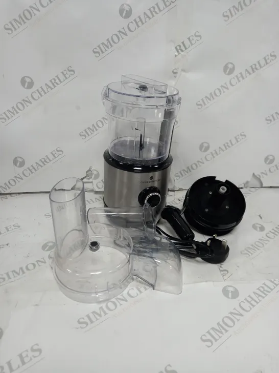 COOK'S ESSENTIALS 400ML COMPACT DOUBLE BLADE FOOD PROCESSOR