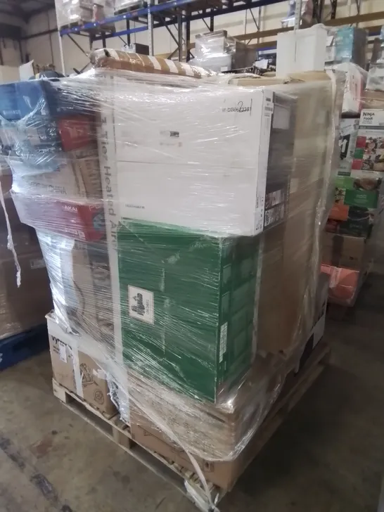 PALLET OF APPROXIMATELY 28 UNPROCESSED RAW RETURN HOUSEHOLD AND ELECTRICAL GOODS TO INCLUDE;