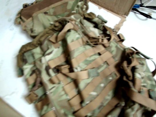 CAMOUFLAGE BACK PACK - ARMY TYPE, LOTS OF POCKETS 