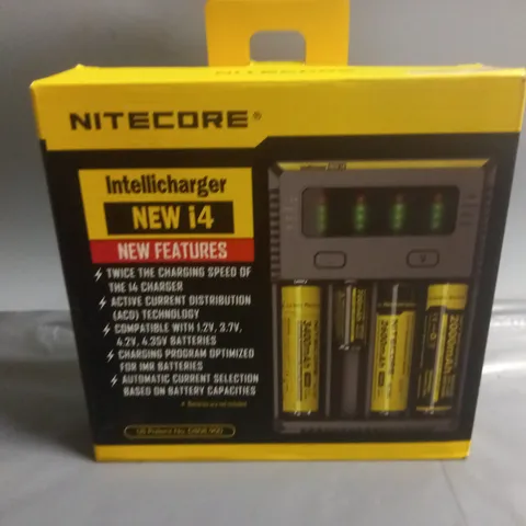 LOT OF 4 NITECORE NEW I4 INTELLICHARGERS