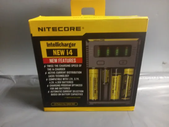 LOT OF 4 NITECORE NEW I4 INTELLICHARGERS