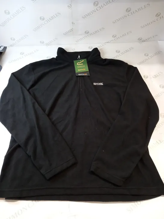 REGATTA THOMPSON FLEECE IN BLACK SIZE 3XL