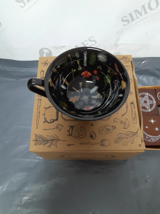 BOXED THE WITCH CASKET GIFT SET INCLUDING MUG, STAMP KIT AND CRYSTALS