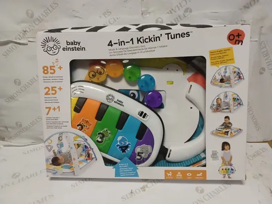 BOXED BABY EINSTEIN 4-IN-1 KICKIN' TUNES AND LANGUAGE DISCOVERY PLAY GYM