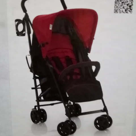 BOXED HAUCK SPEED PLUS PRAM - RED 