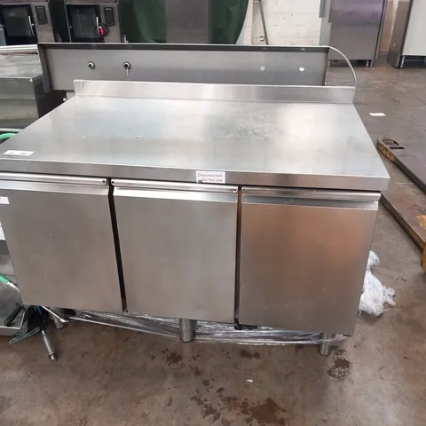 POLARIS KSTP03 U.FONDO STAINLESS STEEL 3 DOOR COUNTER TOP REFRIGERATED UNIT