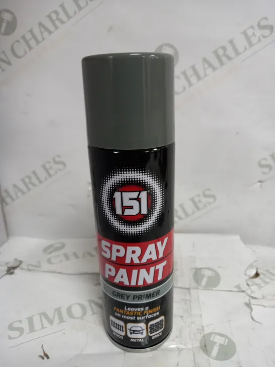 BOX OF 12 X 151 GREY PRIMER SPRAY PAINT 