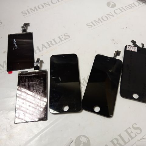 APPROXIMATELY 90 ASSORTED LCD PHONE SCREENS TO INCLUDE;APPLE IPHONE 5S/SE