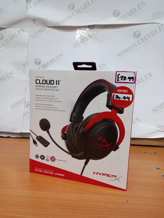 HYPERX CLOUD II GAMING HEADSET