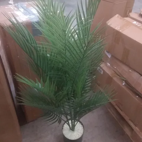 BOXED FLOURESCENT ARTIFICIAL PALM PLANTS