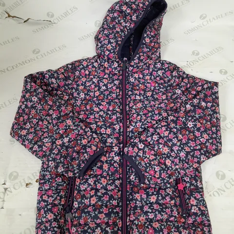 JOULES FLORAL PATTERN COAT SIZE 9 YEARS