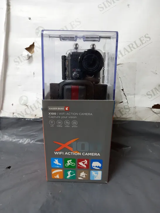 BOXED KAISER BAAS X100 WIFI ACTION CAMERA 