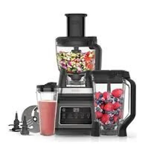 BOXED NINJA 3-IN-1 FOOD PROCESSOR AND BLENDER WITH AUTO-IQ BN800UK