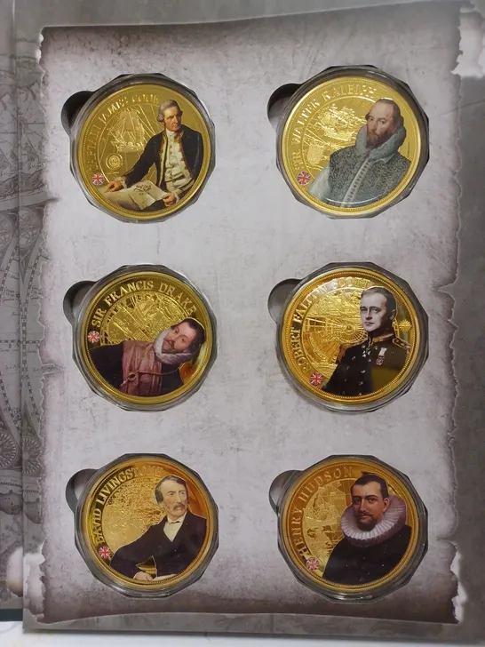 THE GREATEST EXPLORERS COIN COLLECTION