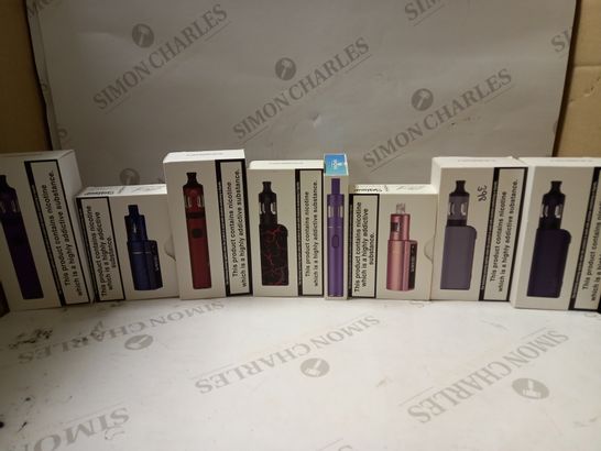 LOT OF APPROX 20 ASSORTED INNOKIN E-CIGARETTES TO INCLUDE COOLFIRE Z50 ZLIDE, ENDURA T18-X, ENDURA T20 S, ETC