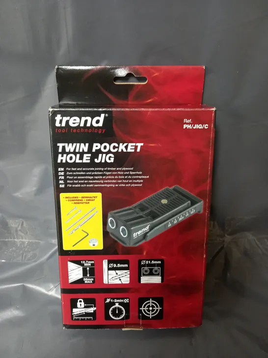 BOXED TREND TWIN POCKET HOLE JIG