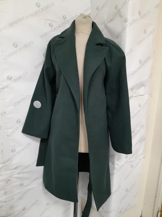 STRADIVARIUS TIE JACKET IN GREEN - EU XS