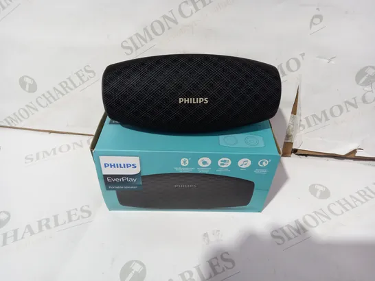 BOXED PHILIPS EVER PLAY PORTABLE SPEAKER