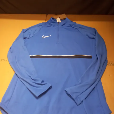 NIKE TRACK TOP IN BLUE SIZE M