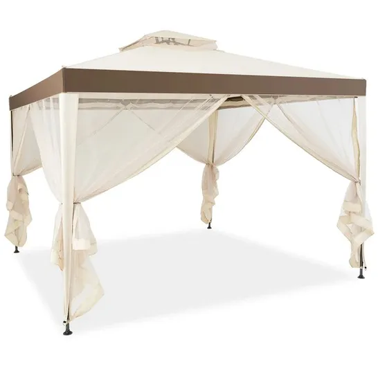 EMSTVILLE 3x3M IRON PATIO GAZEBO